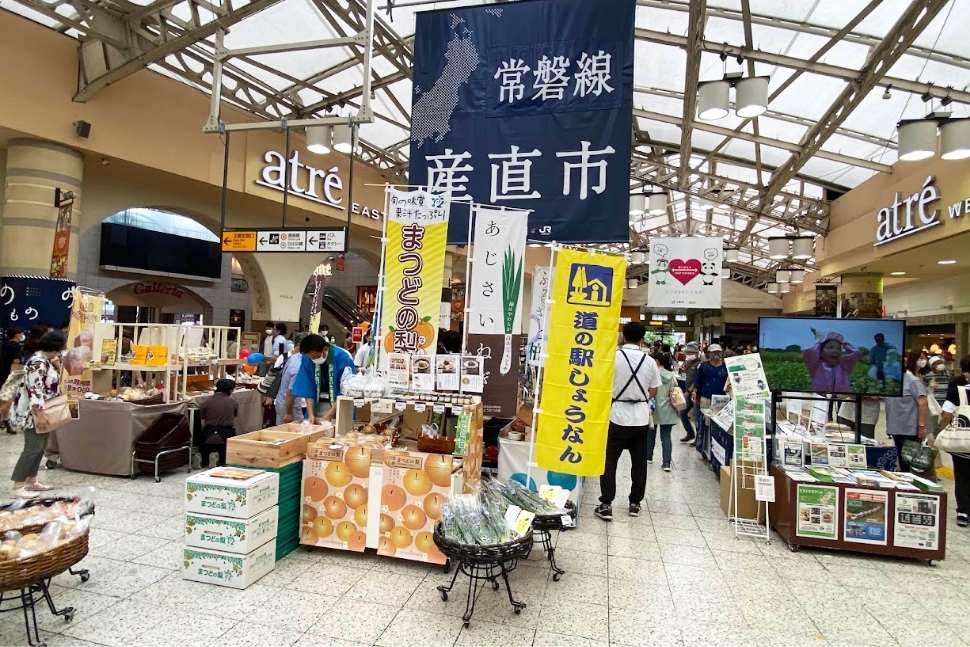 JR東日本の大型区画でエキナカラボの催事出店をするパターン