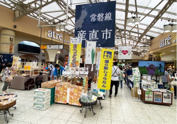 エキナカラボの催事出店の流れ