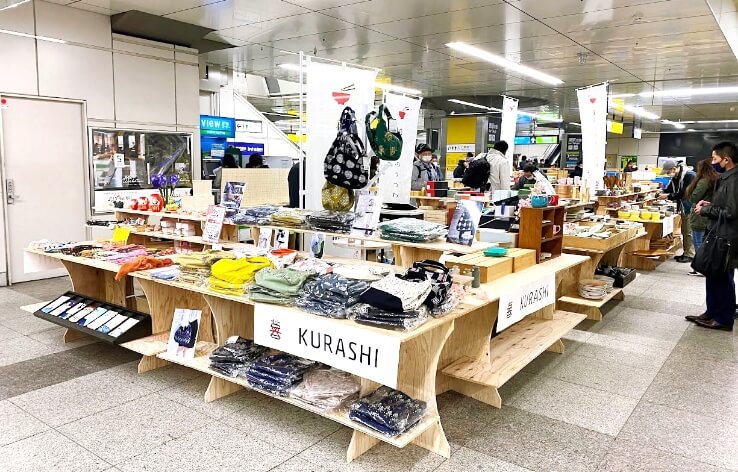 JR東日本のエキナカラボの催事出店の様子